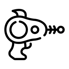 blaster Line Icon