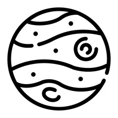 mars Line Icon