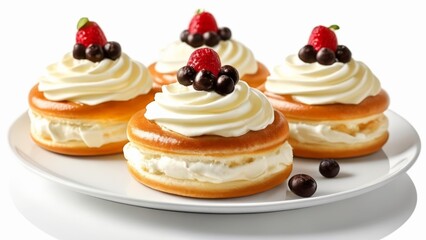  Deliciously tempting strawberry cream pastries