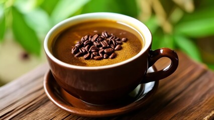  Aromatic coffee a moment of tranquility