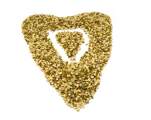 Green bean or mung bean background. Agriculture product, food.