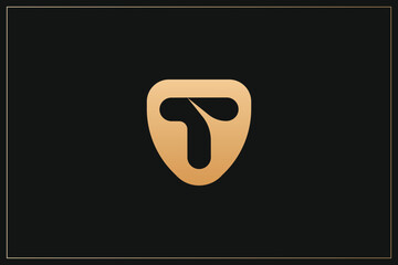 T Letter Trademark Brand Logo