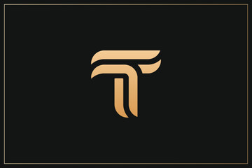 T Letter Trademark Brand Logo