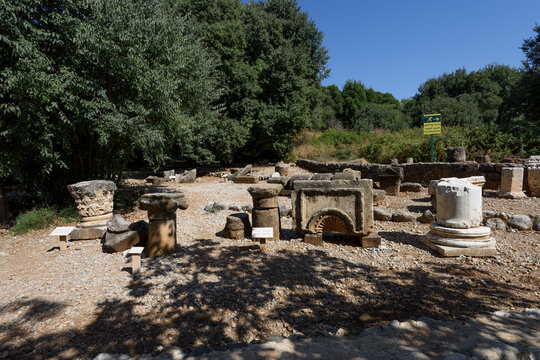 Caesarea Philippi, ancient roman city, Pagan, hells gate