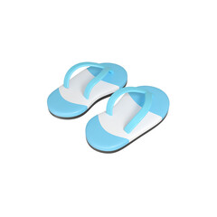 Flip flop 3d illsutration