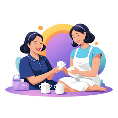 Fototapeta premium Medical Professionals Meeting For Better Community Wellness Care