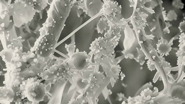 Scanning electron microscope animation of nitric oxideresponsive cells undergoing morphological changes.