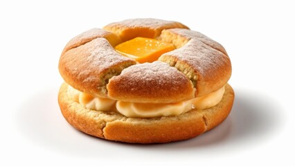  Deliciously baked pastry with a creamy filling