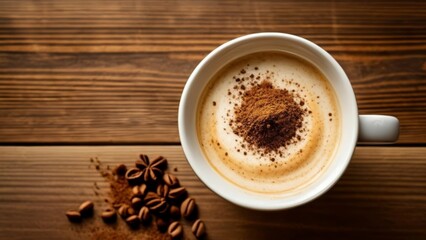 Obraz premium Warm up with a cup of coffee