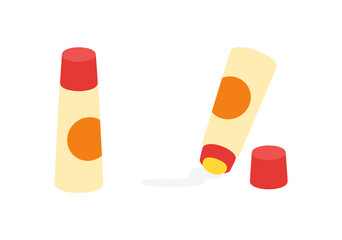  水のりのイラスト　セット