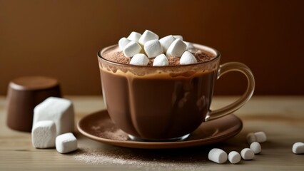  Sweet indulgence  Marshmallowtopped hot chocolate