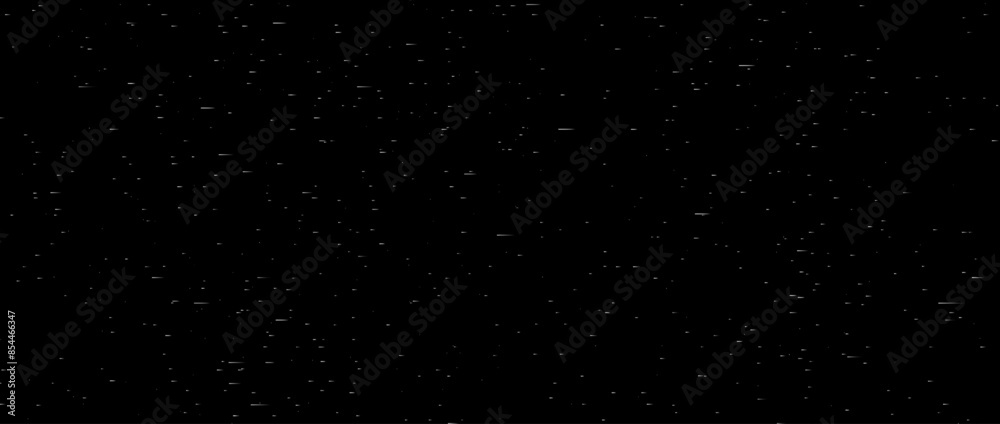 Poster Static noise texture. Lost or bad TV signal concept. Random rippled video tape background. Glitch vhs pixel snow noise wallpaper. Image distortion distress backdrop effect. Vector white noise trails