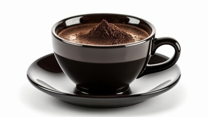 Fototapeta premium Elevate your morning with a luxurious cup of coffee
