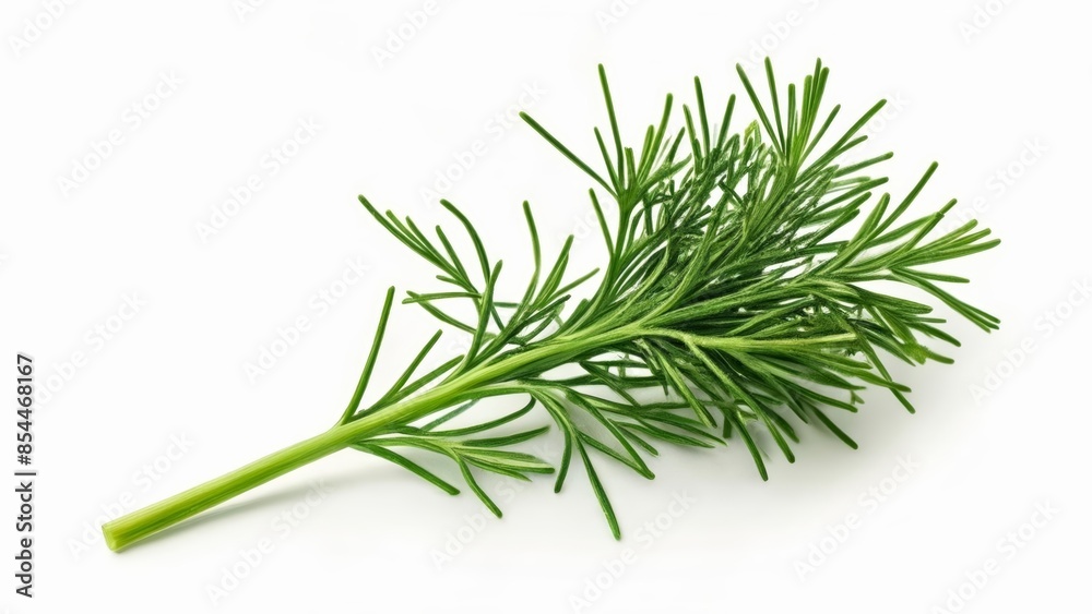 Poster  Fresh and vibrant green rosemary sprig