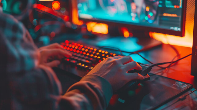 A person troubleshooting a computer issue. Troubleshooting Computer