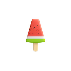 Popsicle 3d illutration