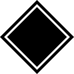 square frame border silhouette