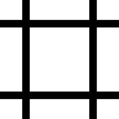 square frame border silhouette