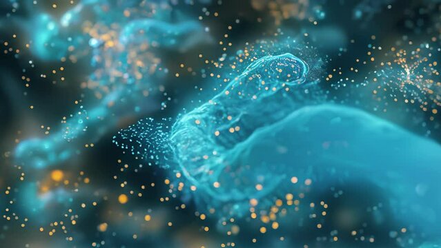 A highresolution animation of microRNA precursor molecules inside the nucleus of a cell.