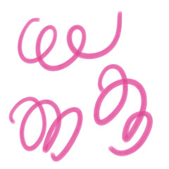 Obraz premium Colourful Swirls Doodle Abstract Decor