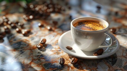 Coffee Ideal option for a cafe break