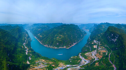 The Three Gorges of the Yangtze River