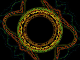 Imaginatory fractal abstract background Image