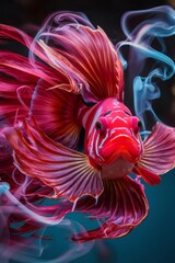 Obraz premium fighting fish