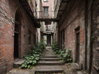 Fototapeta premium Explore and photograph the hidden corners of your city or neighborhood.