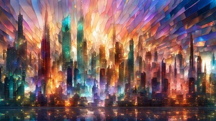 Broken Glass Style, Generative AI