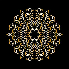 luxury ornamental mandala design background, Decorative ornamental Mandala in ethnic oriental style, Vintage decorative elements
