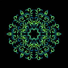 luxury ornamental mandala design background, Decorative ornamental Mandala in ethnic oriental style, Vintage decorative elements