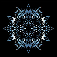 luxury ornamental mandala design background, Decorative ornamental Mandala in ethnic oriental style, Vintage decorative elements