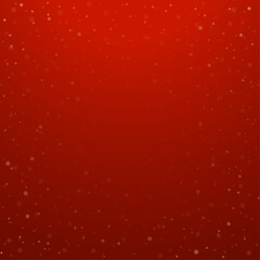 Abstract Christmas gradient red background with bokeh flowing