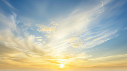 Obraz premium Illustration of a pastel sky background, perfect for graphic design projects.