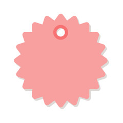 label design on white background