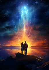 Fototapeta premium Lovely couple bonding