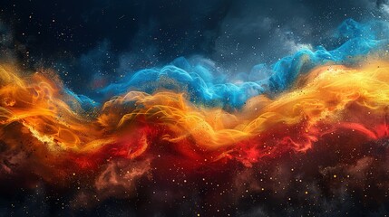 Fototapeta premium European Soccer Event 2024: Germany - Vector Banner Illustration