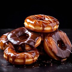 Glazed Gladiators (sweet and sticky Donuts)