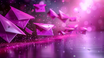 envelopes_purple_background