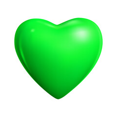 Heart illustration Isolated on White Background