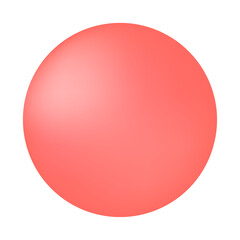 Realistic Sphere icon illustration on white