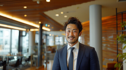 Fototapeta premium 日本人のビジネスマン