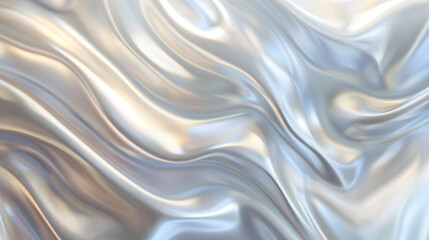Obraz premium Abstract white background with smooth lines and gradients, soft light and shadow effects, elegant silver color scheme