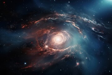Obraz premium Galaxy universe nebula space.