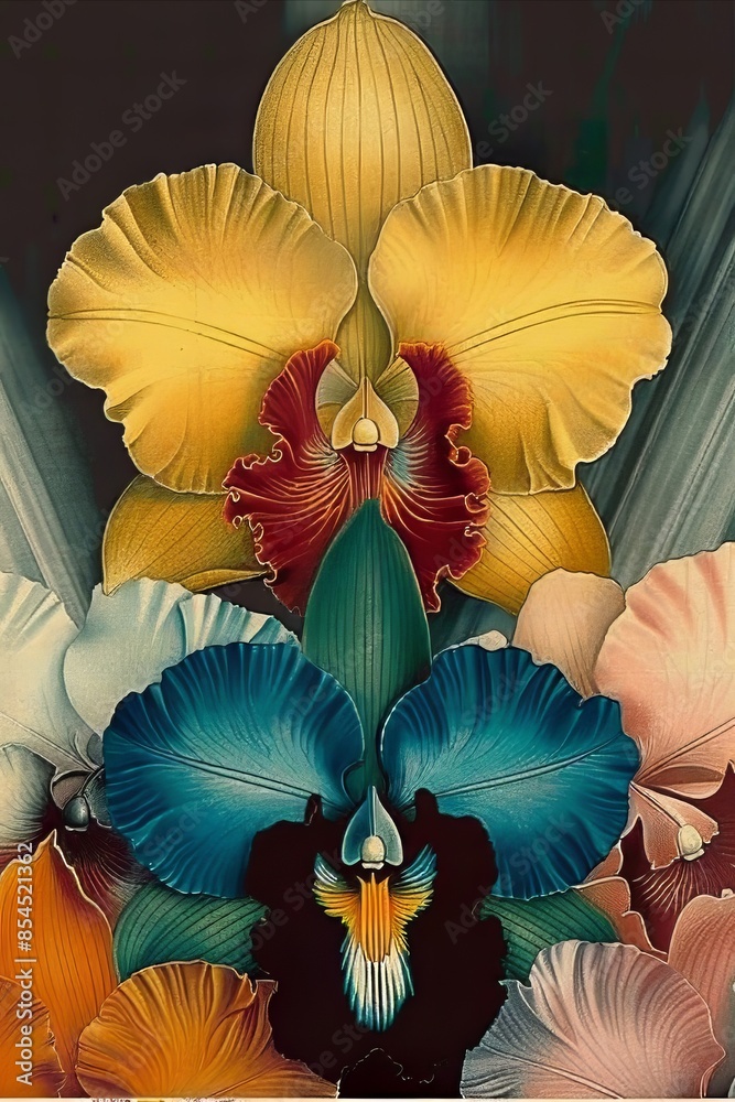 Canvas Prints orchids wallpaper