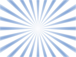 花火のように儚く広がる集中線背景素材_ブルー