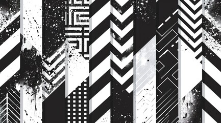 Obraz premium black and white background
