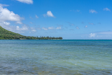 Kahana Bay and Kahana Bay Beach Park are located on the windward side of the island of Oahu in the state of Hawaii.