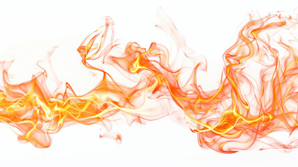 Fire floating in the air